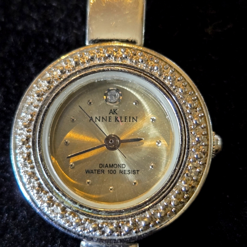 Anne Klein Gold and Silver Women's Watch